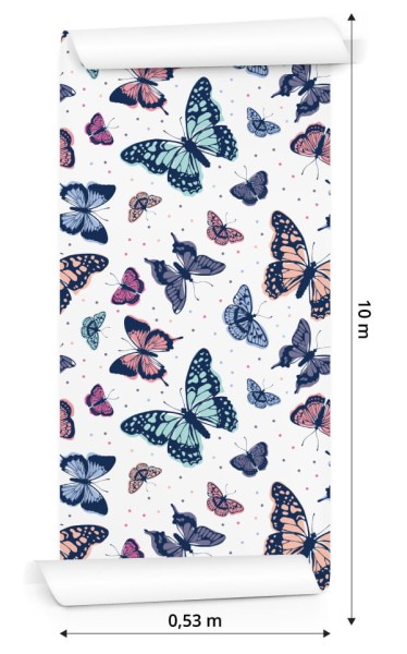 Tapeta Dla Dzieci - Piękne Motylki