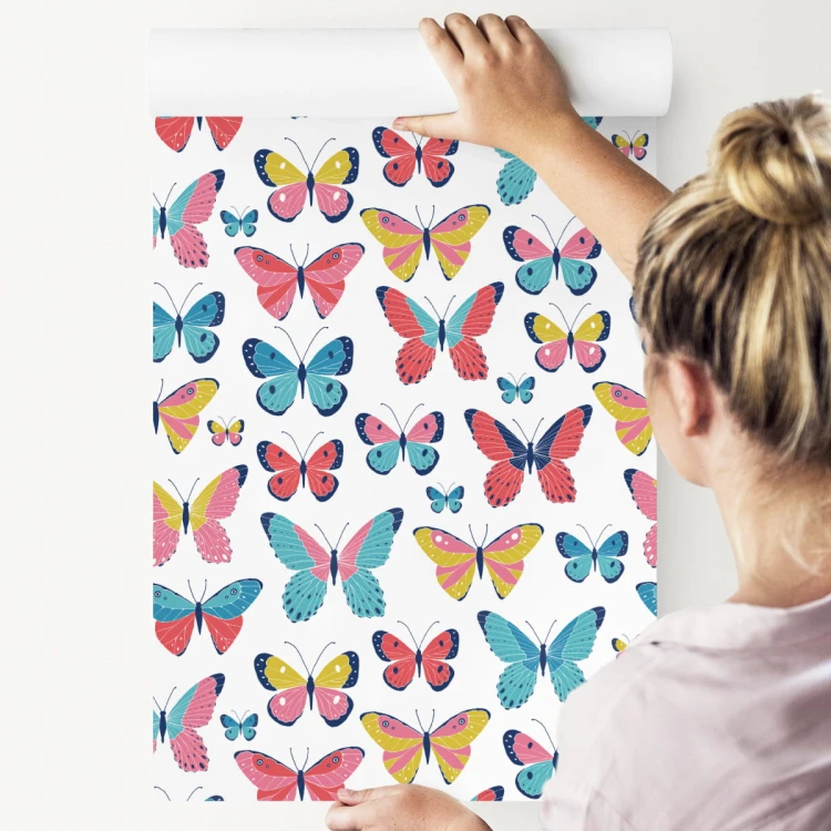 Tapeta Dla Dzieci - Śliczne Motylki