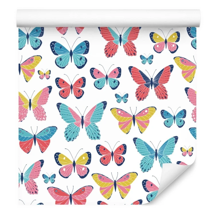 Tapeta Dla Dzieci - Śliczne Motylki