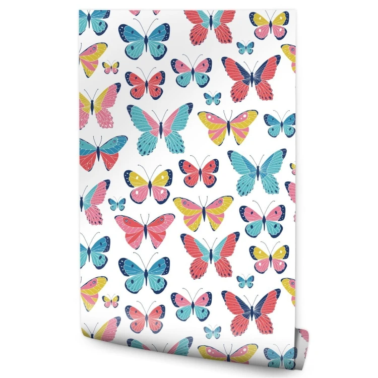 Tapeta Dla Dzieci - Śliczne Motylki