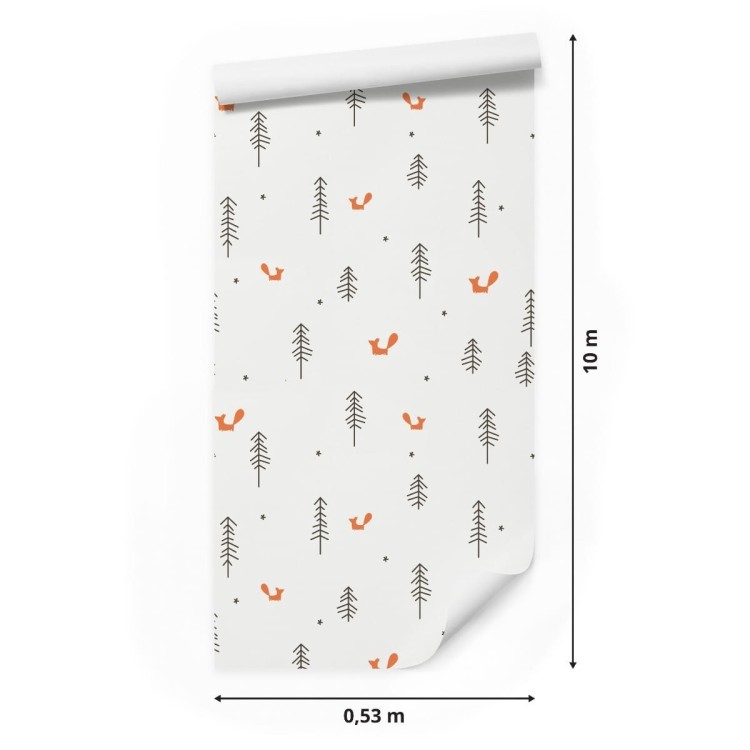 Tapeta Minimalistyczne Liski