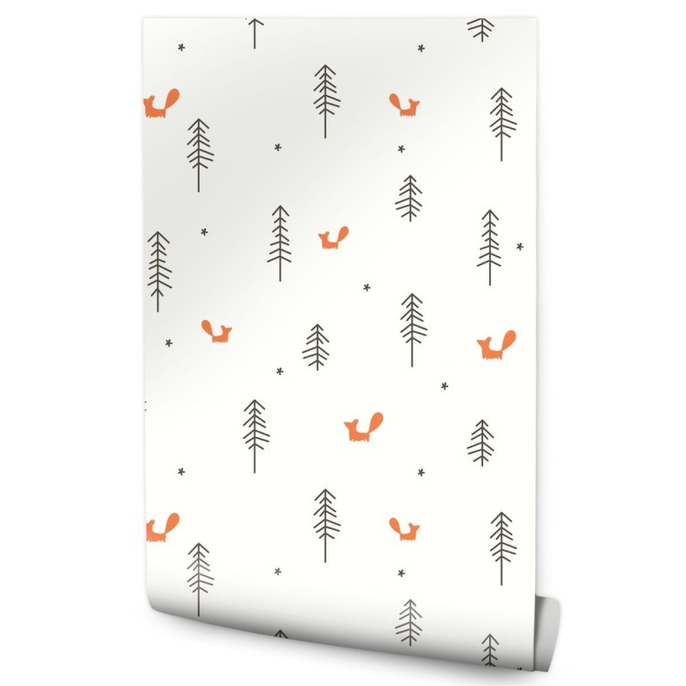 Tapeta Minimalistyczne Liski