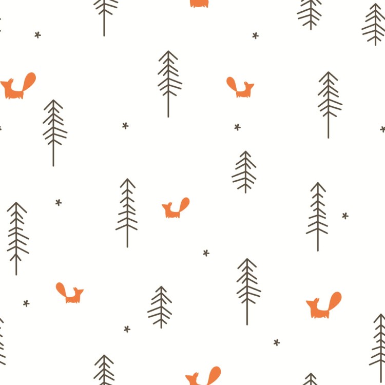 Tapeta Minimalistyczne Liski