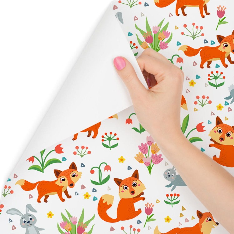 Tapeta Dla Dzieci – Lisy I Zajączki