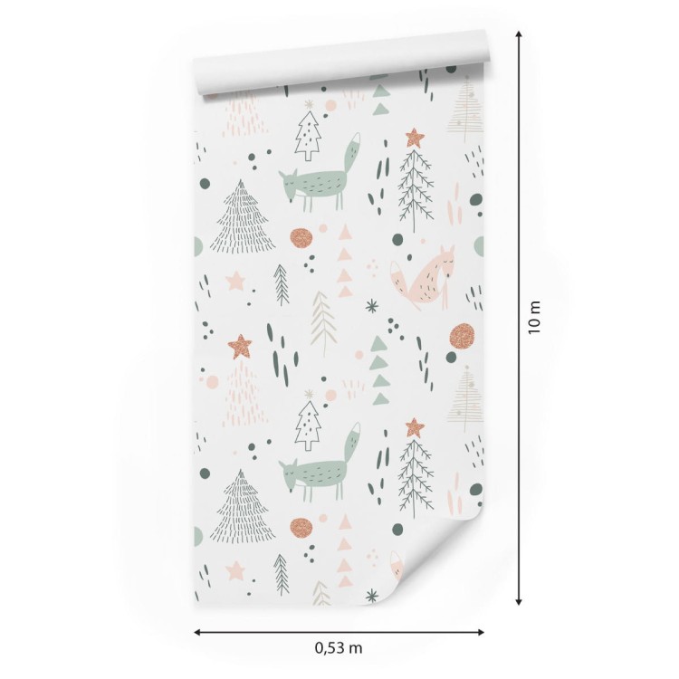 Tapeta Dla Dzieci – Lisy W Lesie