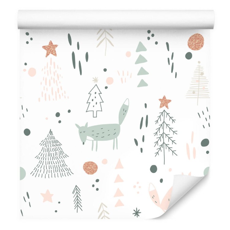 Tapeta Dla Dzieci – Lisy W Lesie