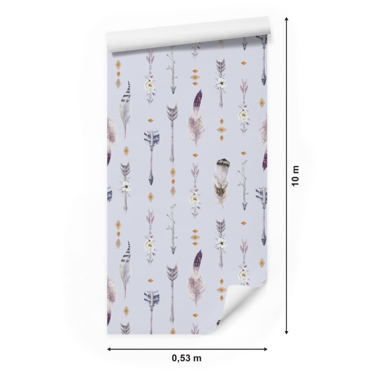 Tapeta Pióra W Stylu Boho