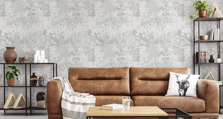 Tapeta Jasny Szary Beton