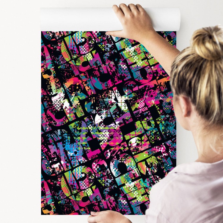 Tapeta Graffiti W Dziewczęcej Odsłonie