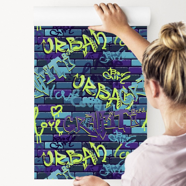 Tapeta Graffiti Na Murze