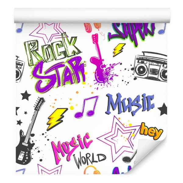 Tapeta Muzyczne Graffiti