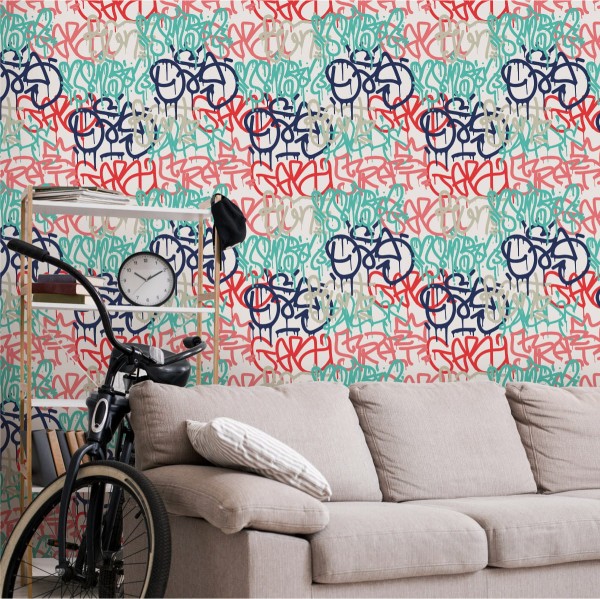 Tapeta Pastelowe Graffiti