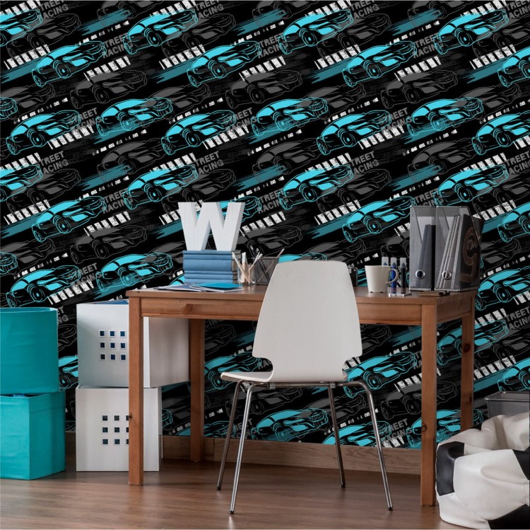 Tapeta Graffiti Z Samochodami