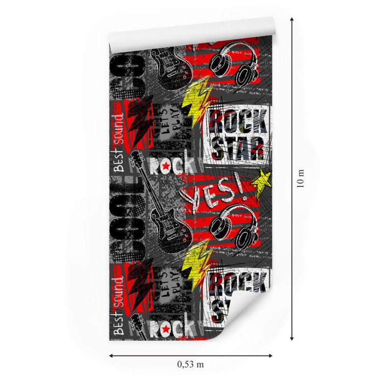 Tapeta Rock W Stylu Graffiti