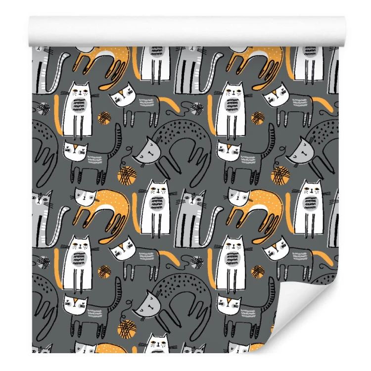 Tapeta Koty W Stylu Skandynawskim, Pokój Dziecięcy