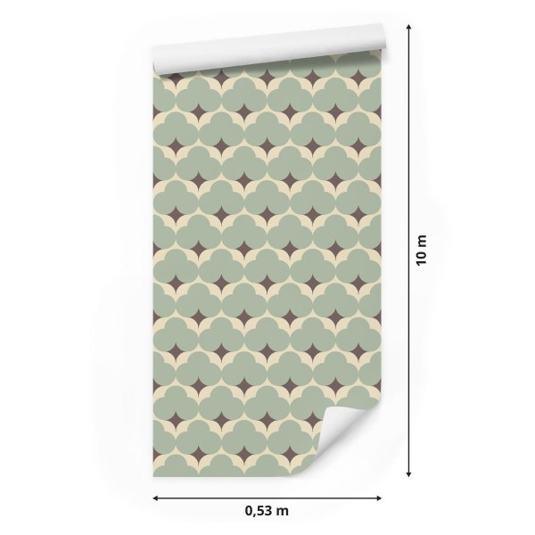 Tapeta Pastelowe Wzory Retro