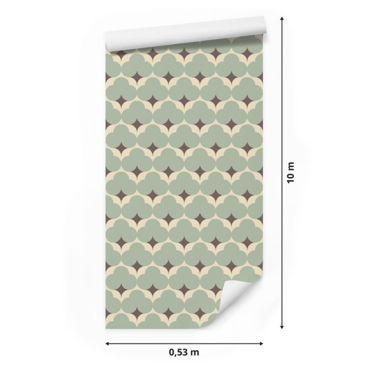 Tapeta Pastelowe Wzory Retro