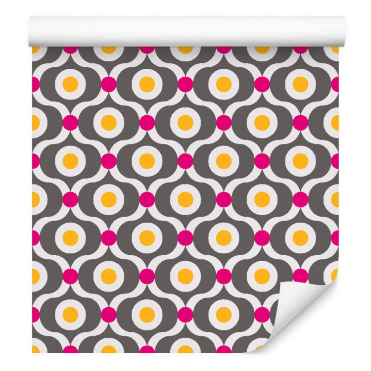 Tapeta Kolorowe Retro Wzory