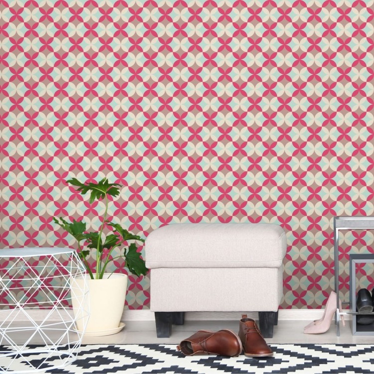 Tapeta Abstrakcja W Stylu Retro