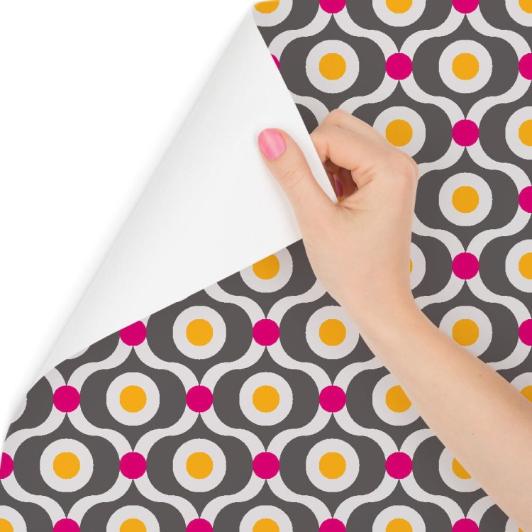 Tapeta Kolorowe Retro Wzory