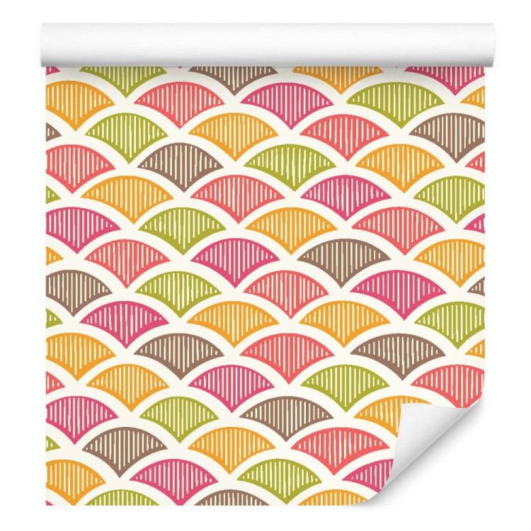 Tapeta Kolorowe Wzory Retro