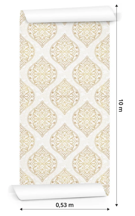 Tapeta Retro - Ornamenty W Stylu Wschodnim