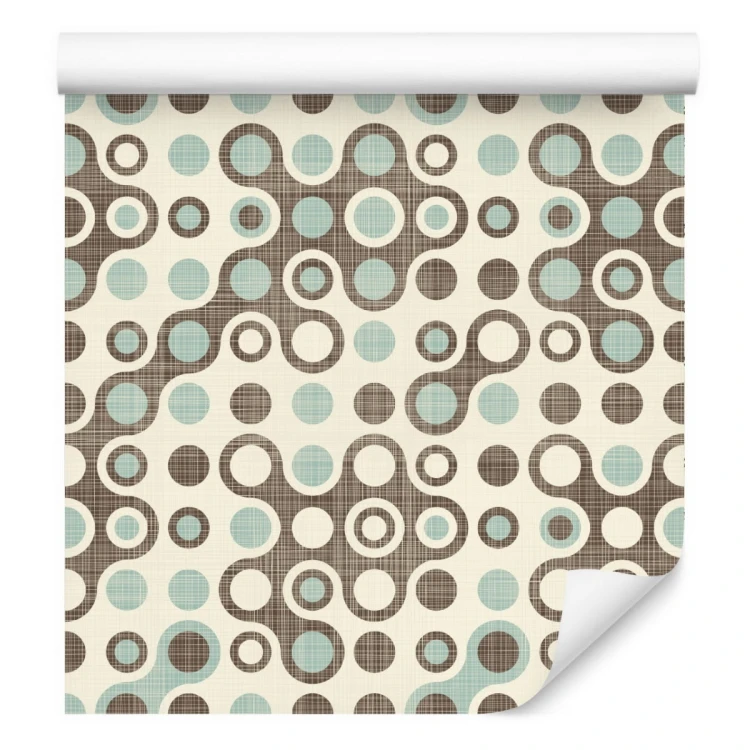 Tapeta Abstrakcyjne Koła W Stylu Retro