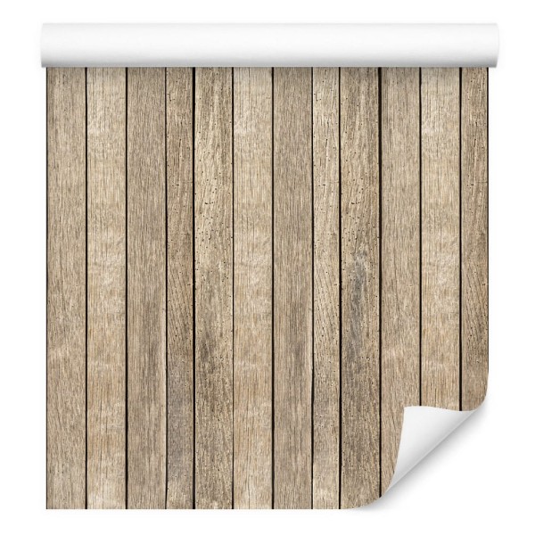 Tapeta Drewniane Deski W Stylu Skandynawskim