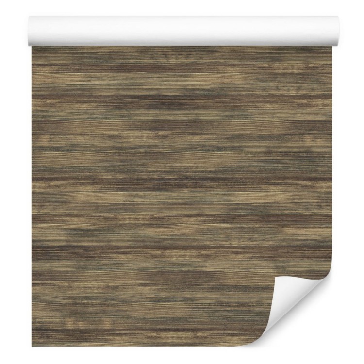 Tapeta Kolorowy Poziomy Drewniany Wzór