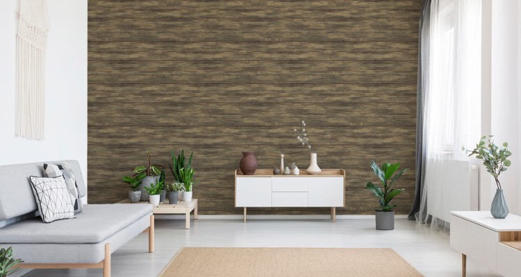 Tapeta Kolorowy Poziomy Drewniany Wzór