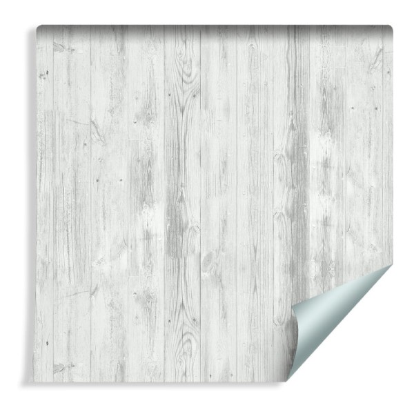 Tapeta Modne Jasne Pionowe Deski Drewniane