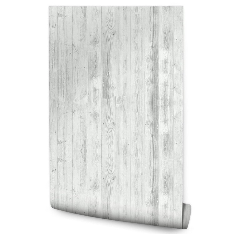 Tapeta Modne Jasne Pionowe Deski Drewniane