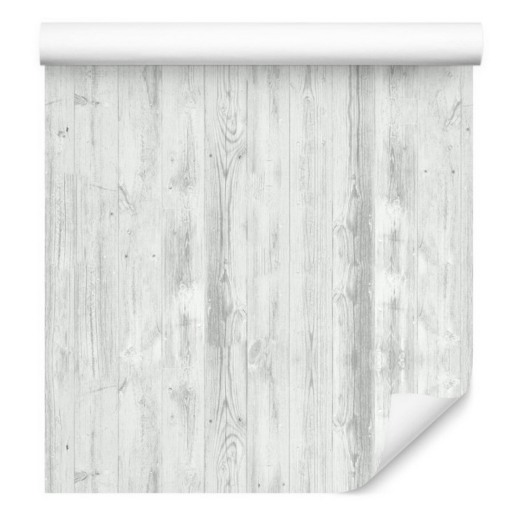 Tapeta Modne Jasne Pionowe Deski Drewniane