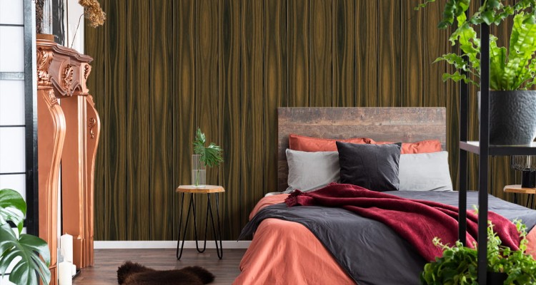 Tapeta Pionowe Deski Drewniane