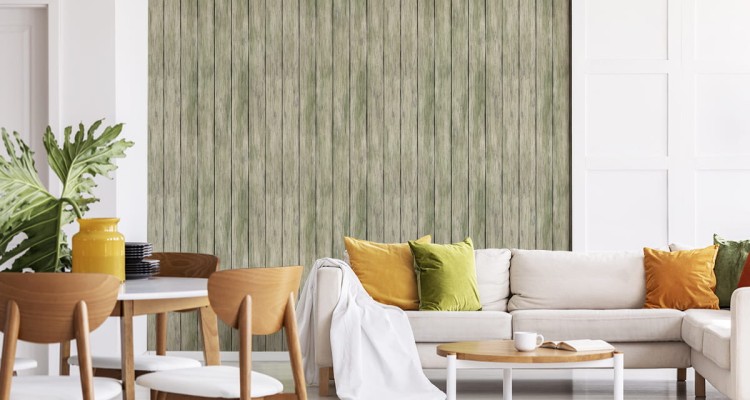 Tapeta Stylowe Pionowe Deski Drewniane