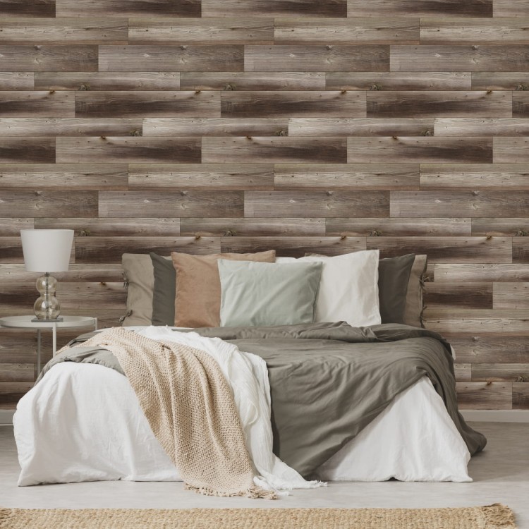 Tapeta Deski Drewniane Nowoczesny Wzór