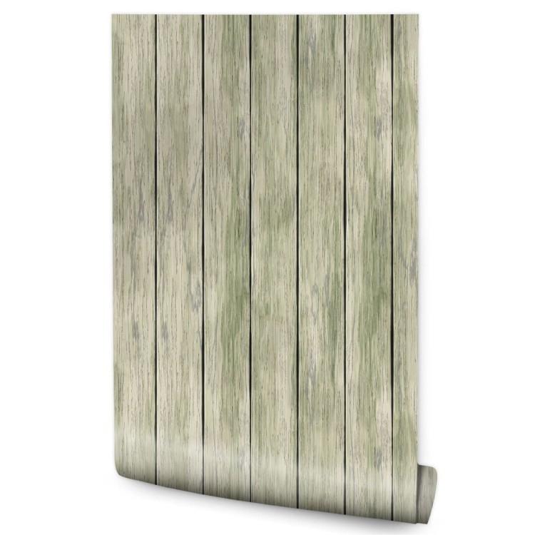 Tapeta Stylowe Pionowe Deski Drewniane