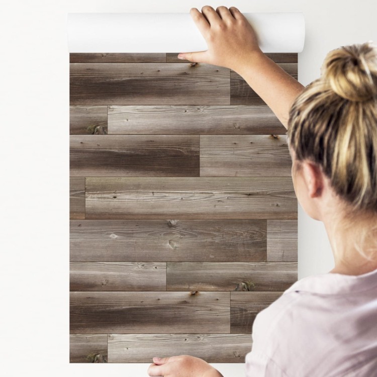 Tapeta Deski Drewniane Nowoczesny Wzór