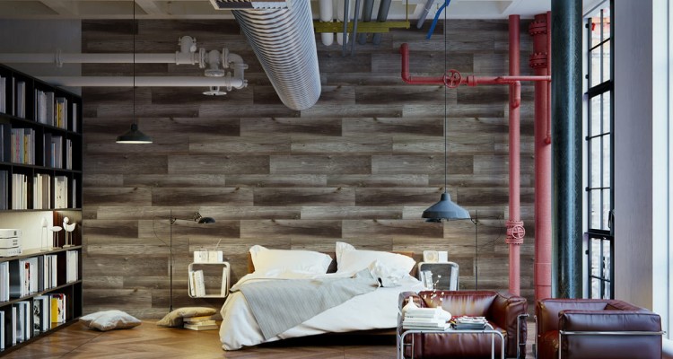 Tapeta Deski Drewniane Nowoczesny Wzór