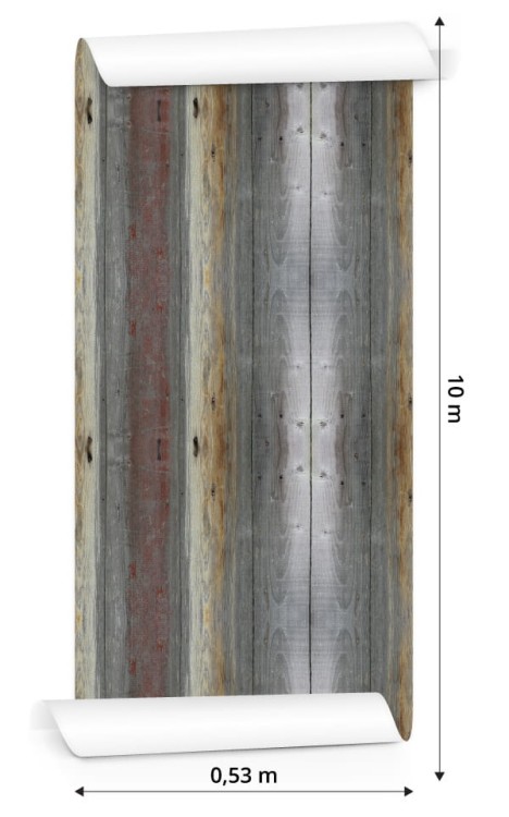 Tapeta Abstrakcyjne Drewniane Deski