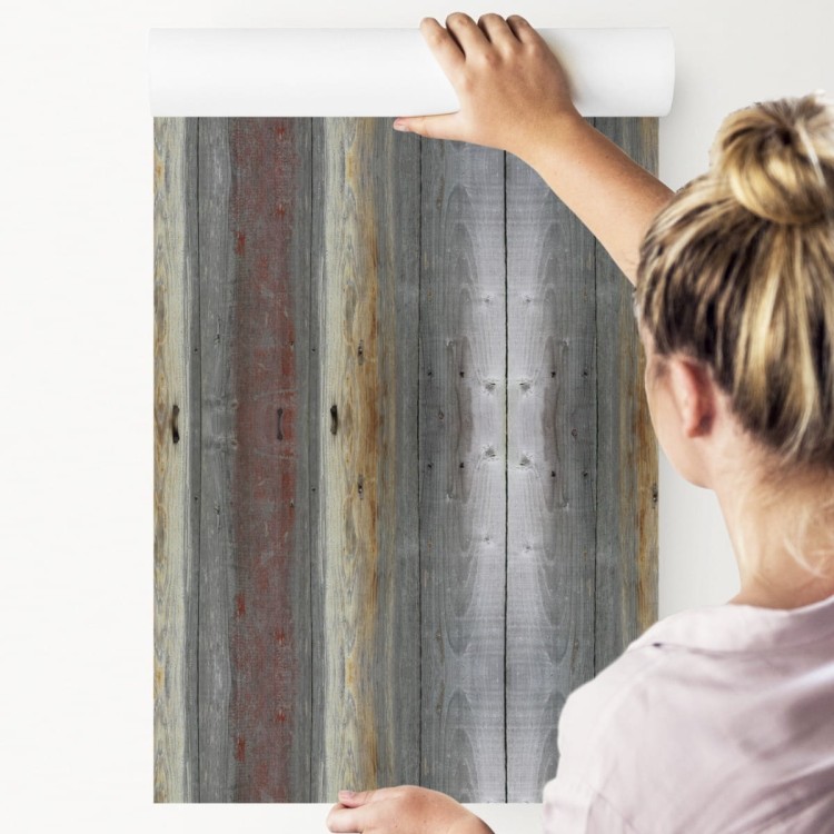 Tapeta Abstrakcyjne Drewniane Deski