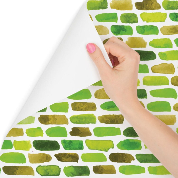 Tapeta Kolorowe Cegiełki - Akwarela