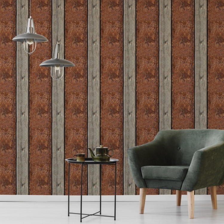 Tapeta Wzór Drewno Deski