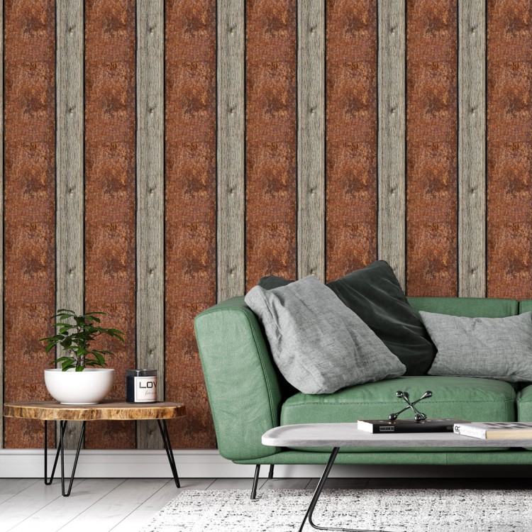 Tapeta Wzór Drewno Deski