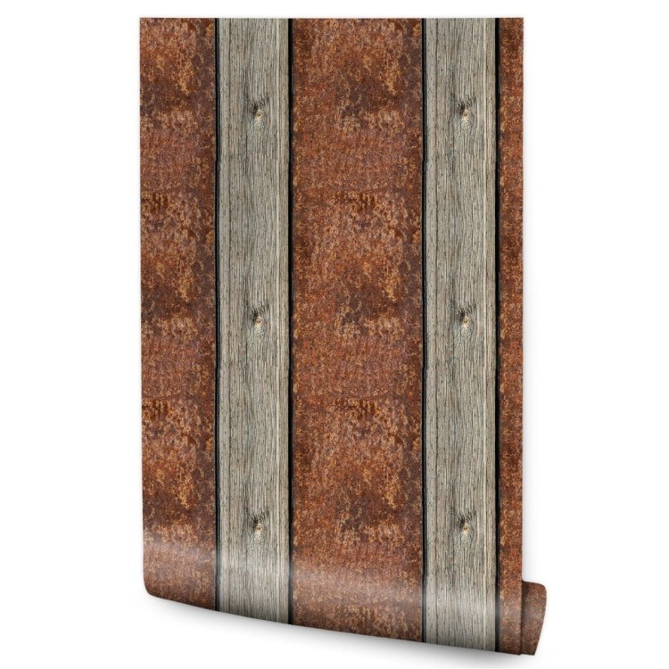 Tapeta Wzór Drewno Deski