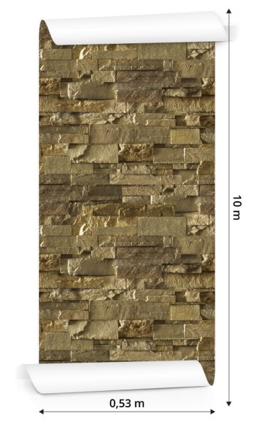 Tapeta Kamień Cegła - Efekt 3D