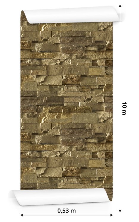 Tapeta Kamień Cegła - Efekt 3D