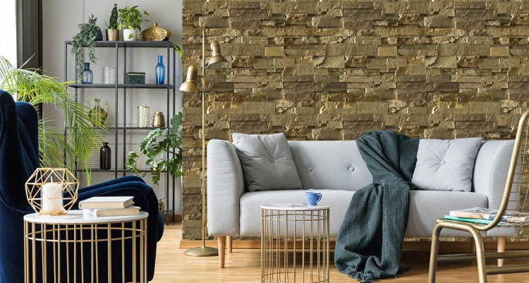 Tapeta Kamień Cegła - Efekt 3D