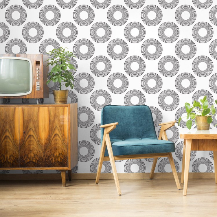 Tapeta Geometryczna - Okręgi