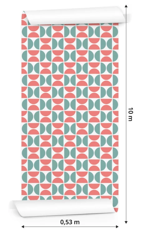 Tapeta Kolorowy Abstrakcyjny Wzór Geometryczny